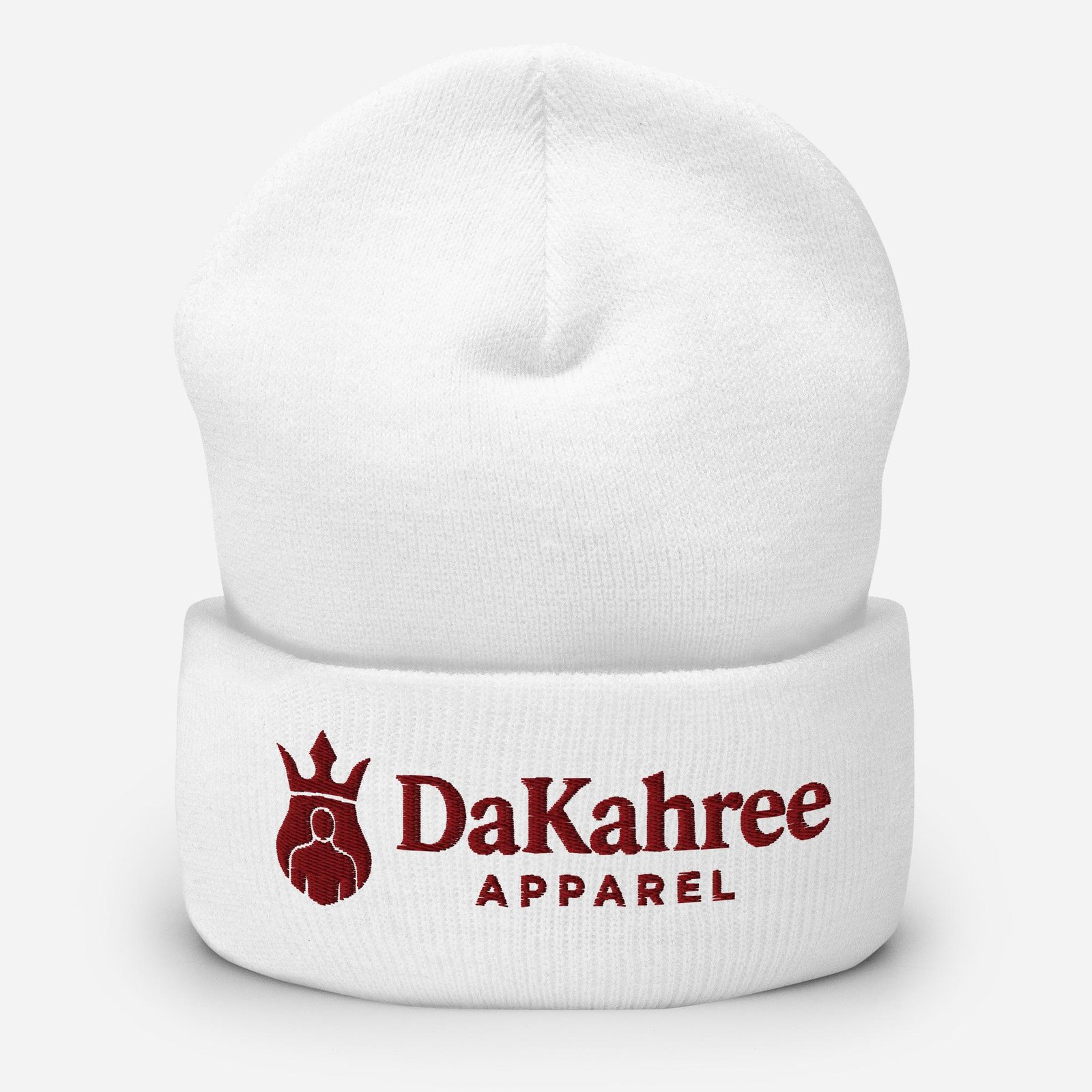 DaKahree: Signature™ – Cuffed Beanie – Burgundy